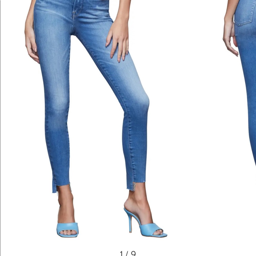 GOOD WAIST W/ STEP HEM | BLUE435